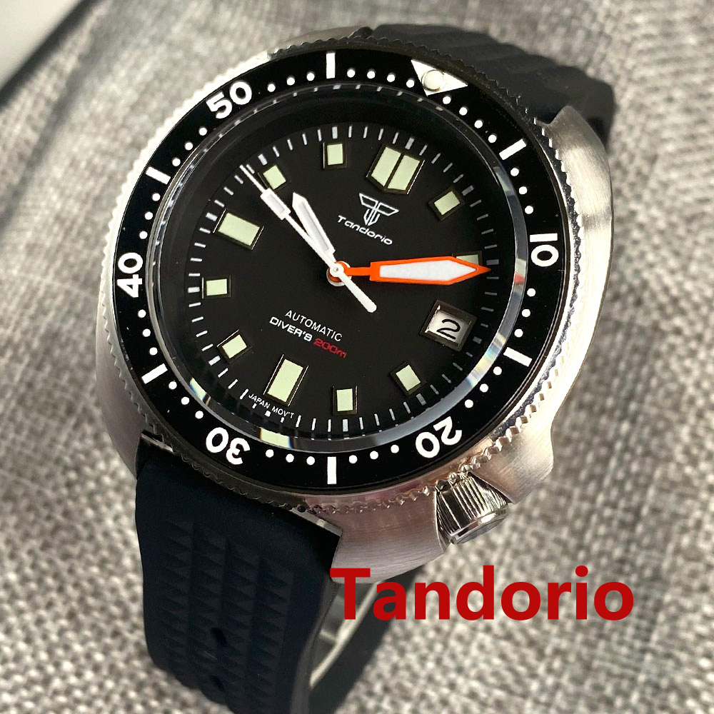 Tandorio 44mm Japan NH35/PT500 - Rubber Strap Diver 리뷰 및 가격