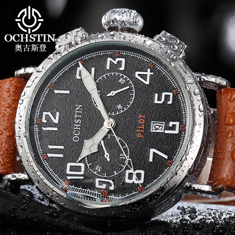OCHSTIN Genuine Leather Strap  - Leather Watch Band Men 리뷰 및 가격
