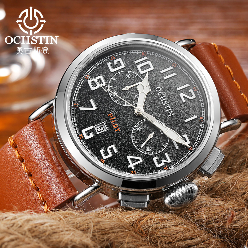 OCHSTIN Genuine Leather Strap  - Leather Watch Band Men 리뷰 및 가격