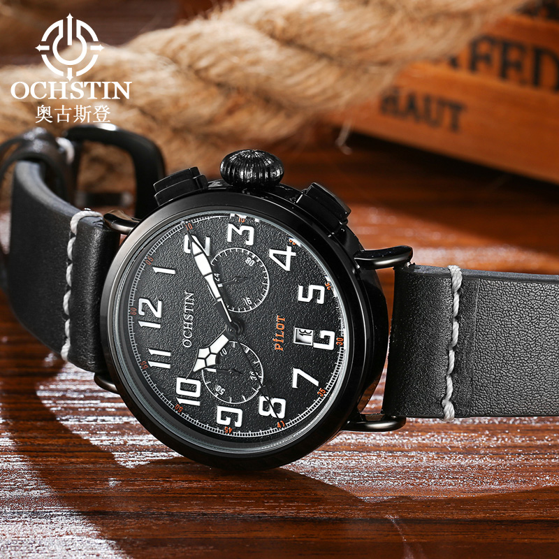 OCHSTIN Genuine Leather Strap  - Leather Watch Band Men 리뷰 및 가격
