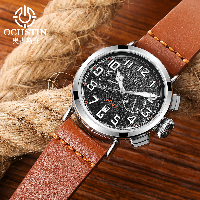 OCHSTIN Genuine Leather Strap  - Leather Watch Band Men 리뷰 및 가격