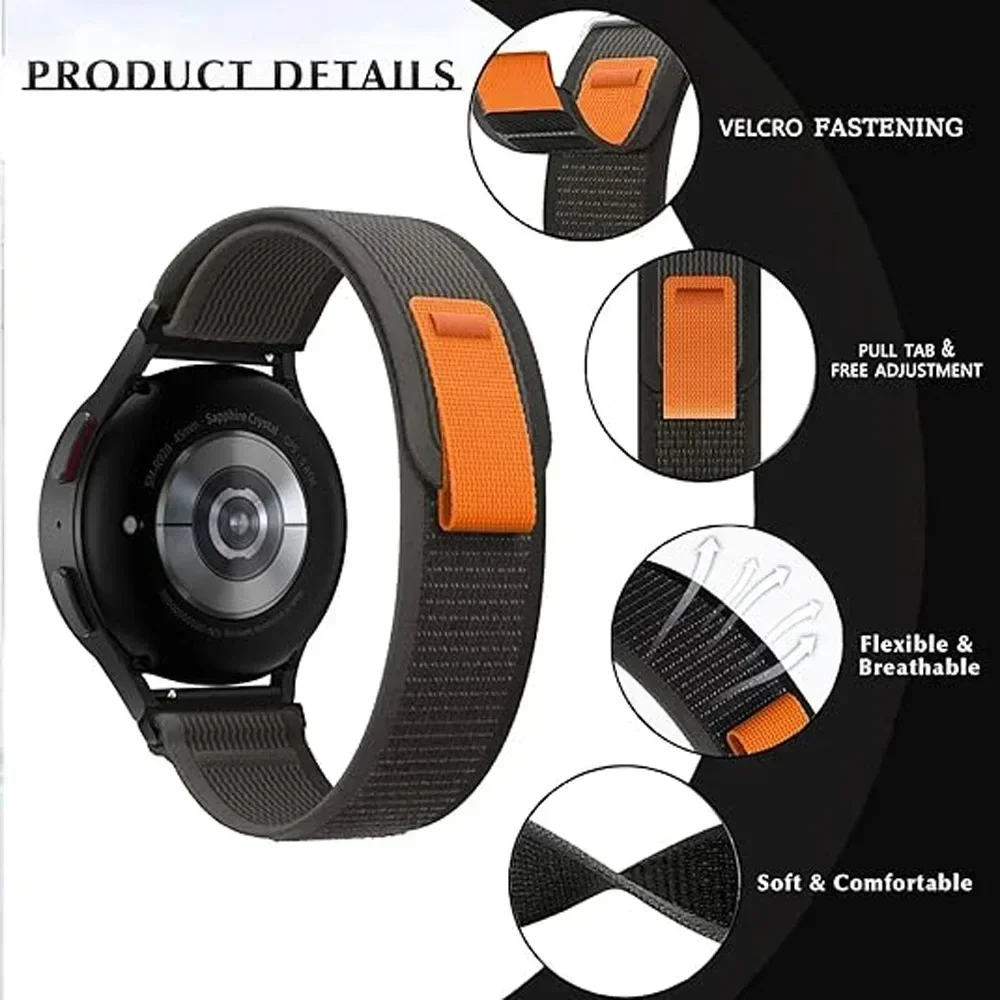 20/22mm Trail Loop Watchband F - Sport Loop Velcro 리뷰 및 가격